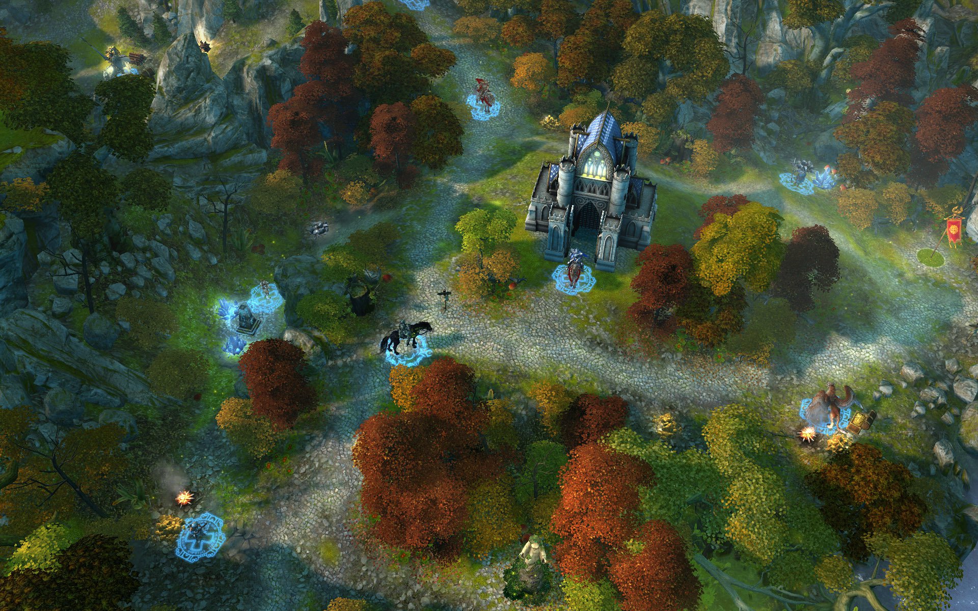 Меч и Магия: Герои 6 - Might and Magic: Heroes VI 
 Одинокий форт Ордена Порядка (Haven) следит за дорогами Священной Империи (Holy Empire).